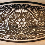Wood Burn design inspired byCeltic, PNW coastal and Pacific islander traditions