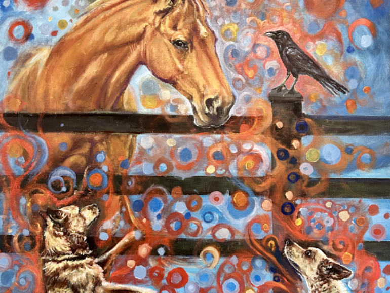 Victor, Riley, Rabbit and Crow