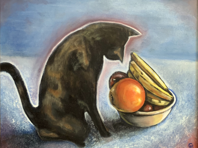 Shadow and Fruit – Acrylic on Canvas